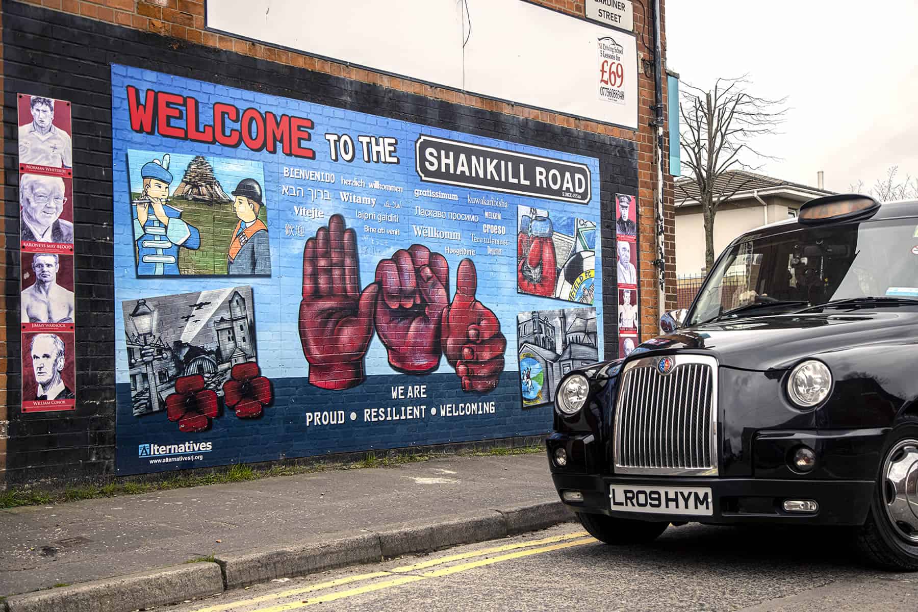 Belfast Black Taxi Mural Tour